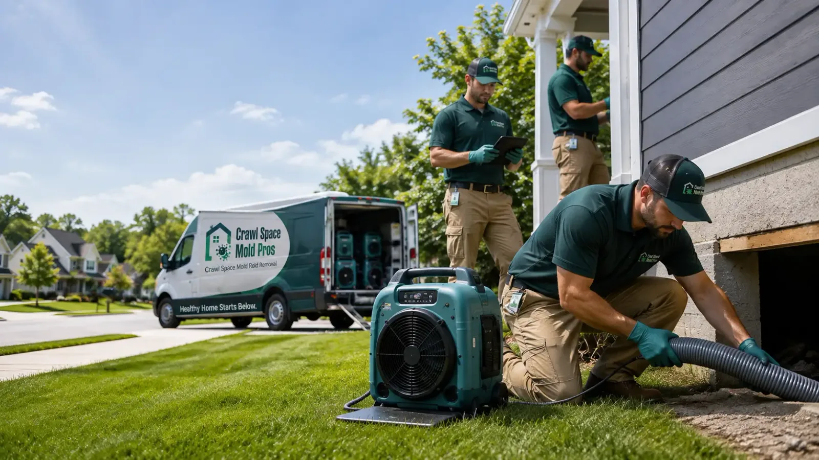 Crawl Space Mold Removal in Alanson, MI